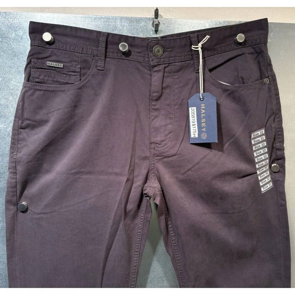 Denim Stretch Riveted Jeans Halsey 32X34 Gray 5 Pocket Pants Cotton H44 NEW $175